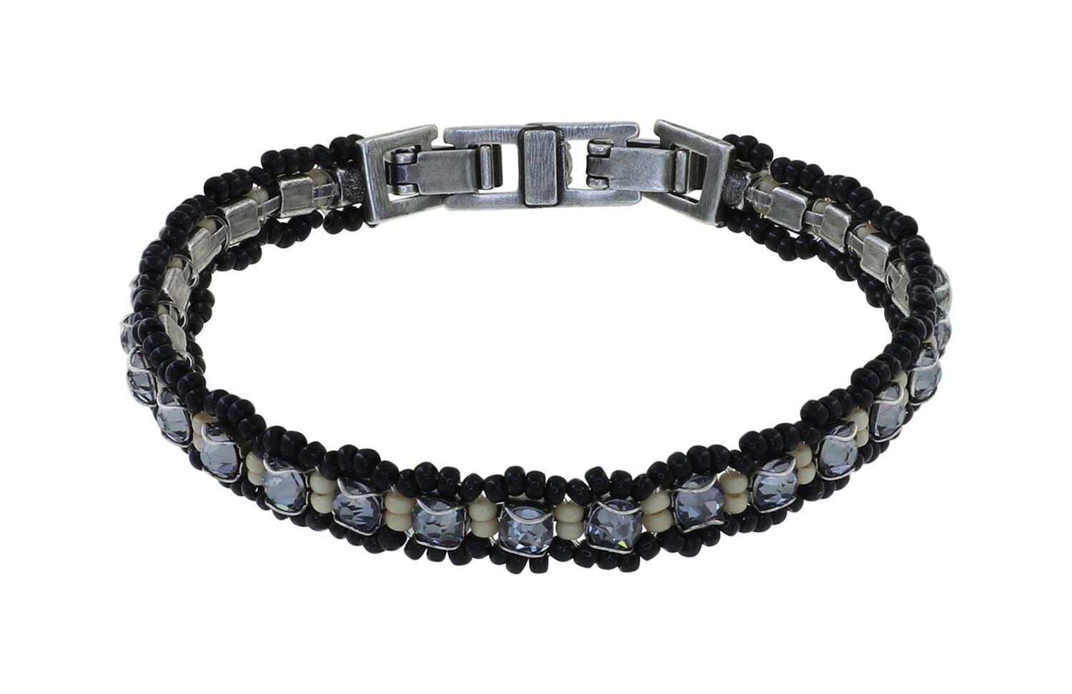 Konplott Armband "Festival de Luxe" schwarz/weiß