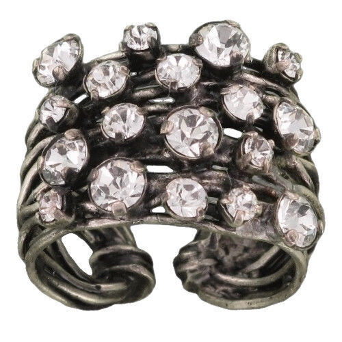 Konplott Ring "Cages" weiß