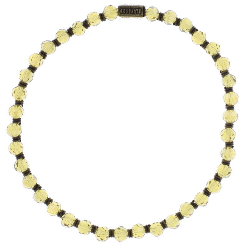 Konplott Armband "Petit Glamour d' Afrique" Gelbgrün