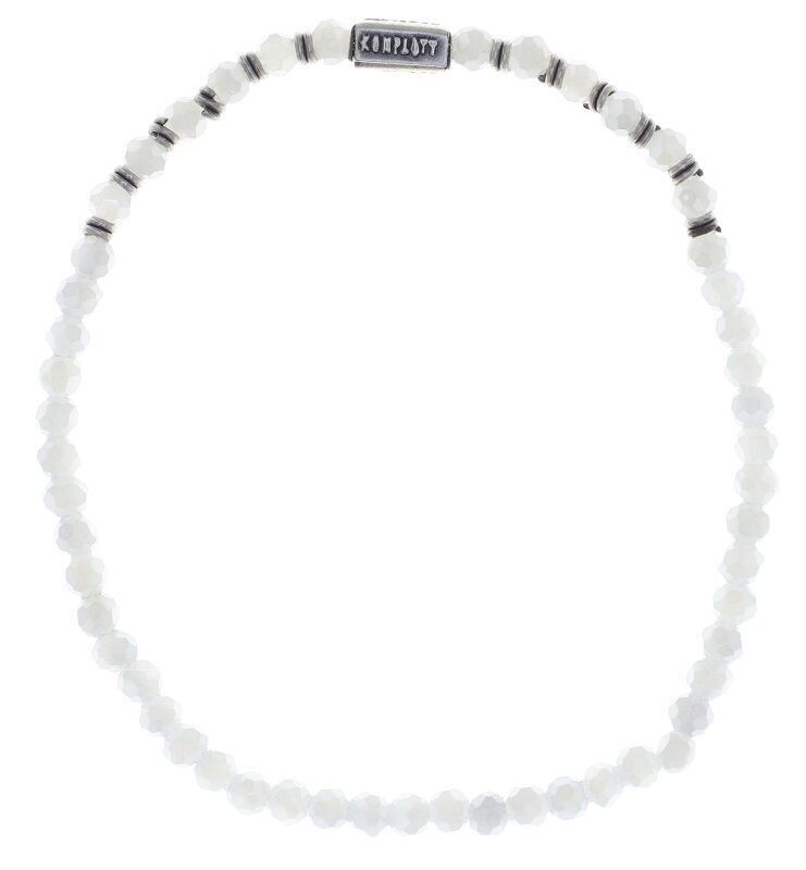 Konplott Armband "Petit Glamour d' Afrique" Weiß