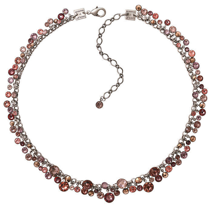 Konplott Kette Konplott Kette "Waterfalls" rose/beere/braun