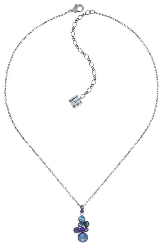 Konplott Kette "Water Cascade" lila mit blau