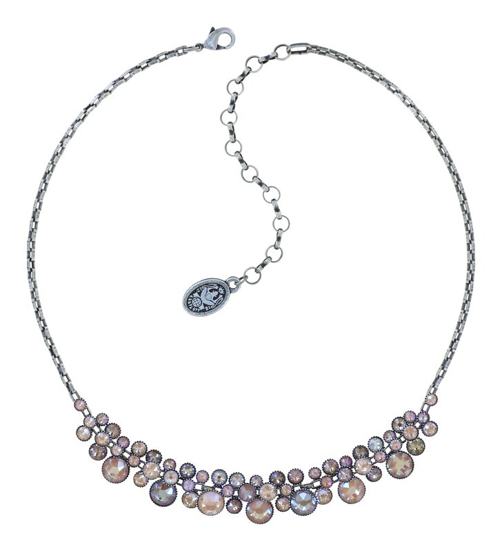 Konplott Kette  Konplott Kette "Water Cascade" weiß/beige/rose mit opal-shiny