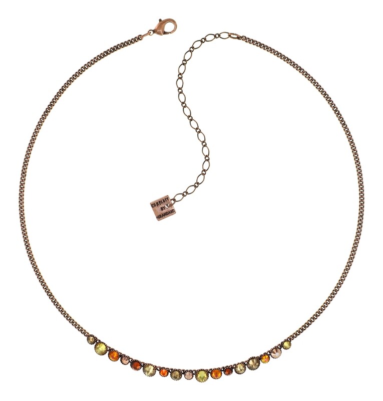 Konplott Kette Konplott Kette "Water Cascade" Braun, Orange