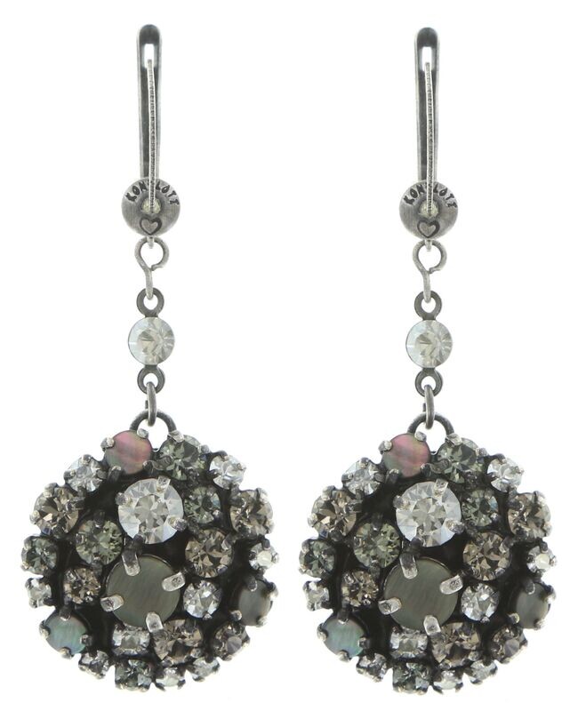 Konplott Ohrringe Konplott Ohrringe "Ballroom" grau