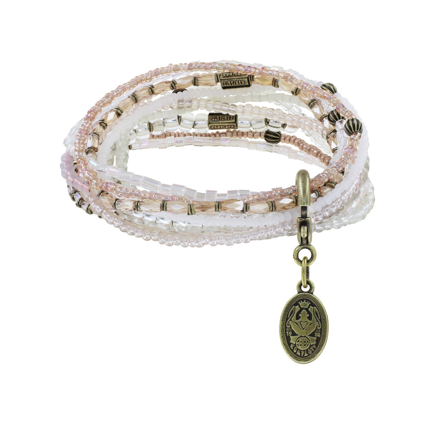 Konplott Armband "Petit Glamour d'Afrique" weiß