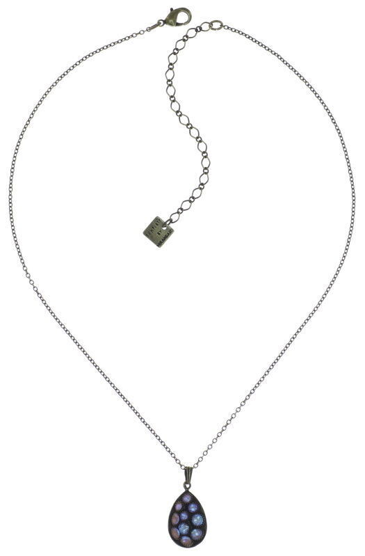 Konplott Kette "Tears of Joy" (braun) - eher beige/blau shiny