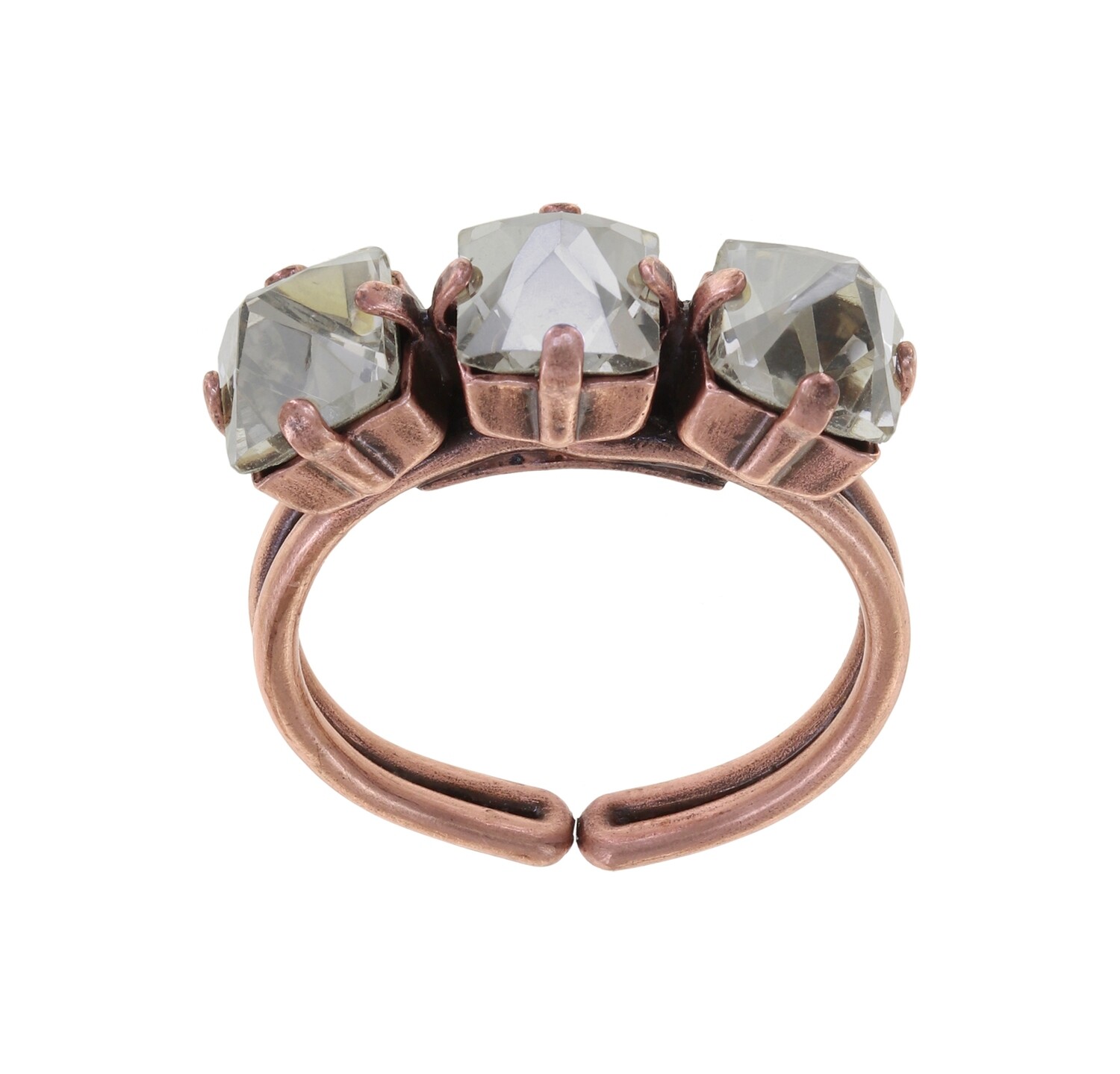 Konplott Ring (S) "Punk Classics" grau