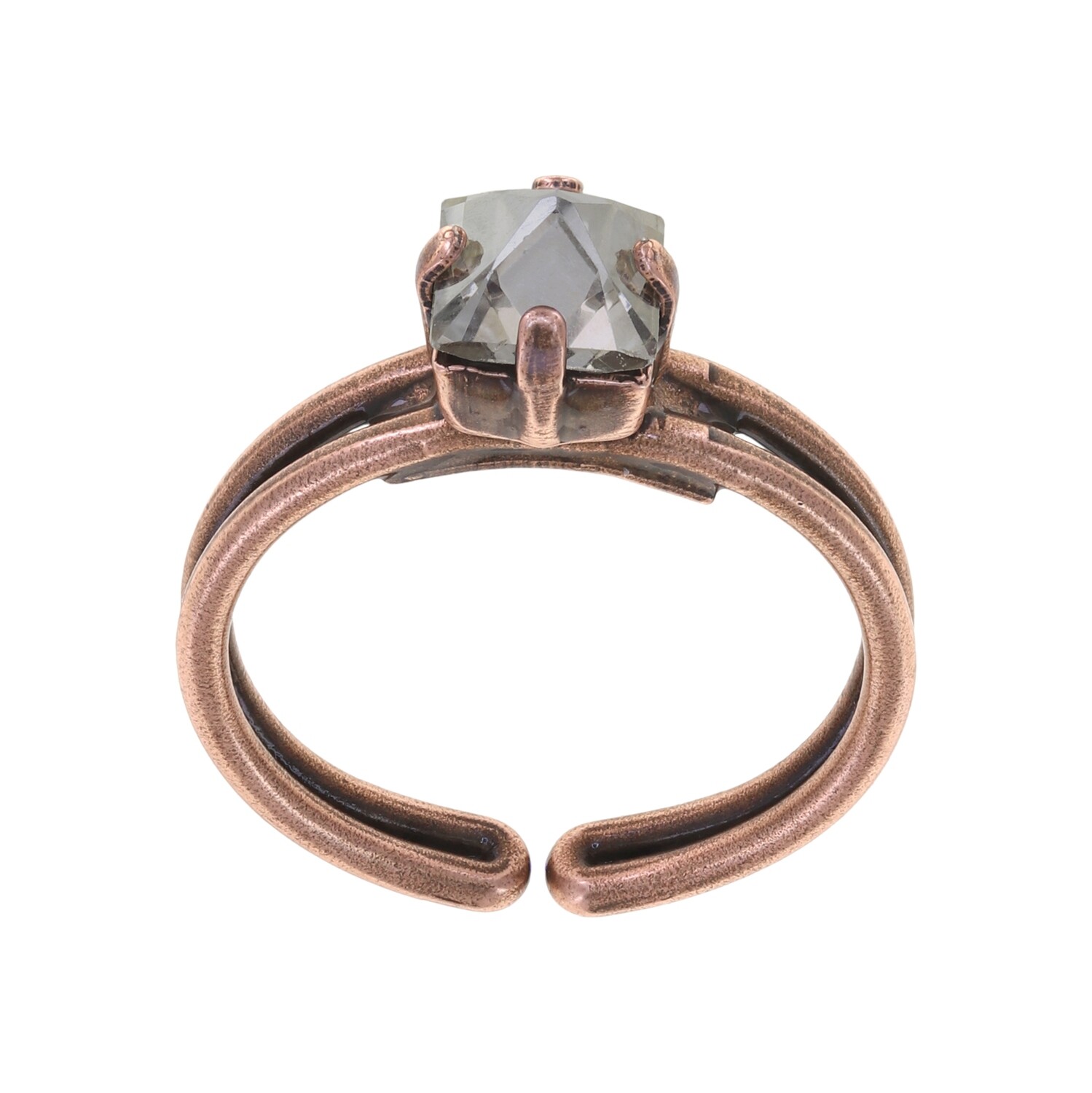 Konplott Ring (S) "Punk Classics" grau