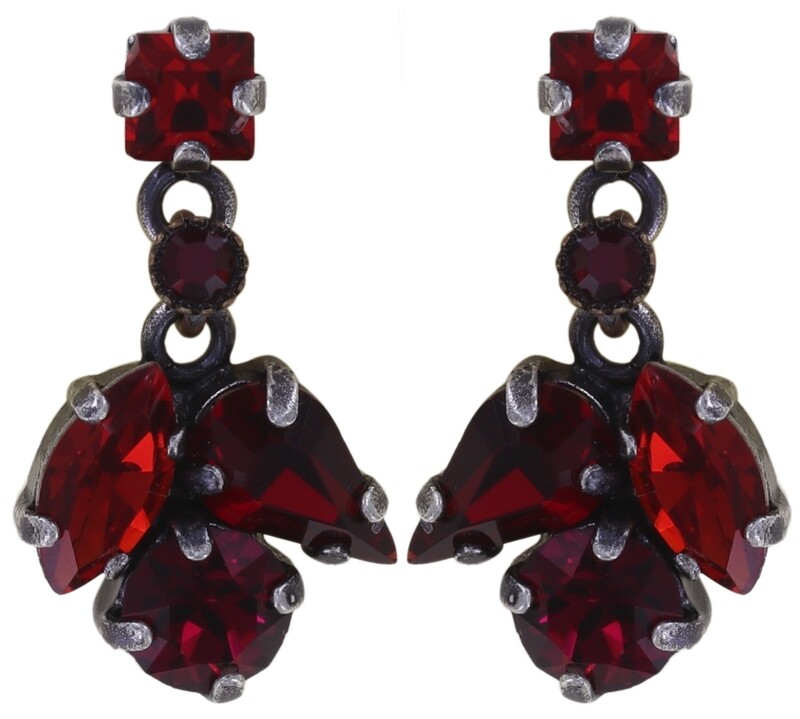 Konplott Ohrringe Konplott Ohrringe "Ballroom" Rot