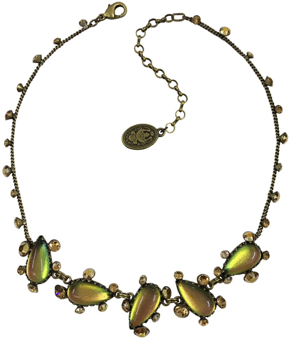 Konplott Kette "Gorgeous" grün/ braun