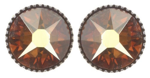 Konplott Ohrringe "Black Jack" Orange,  verspiegelt