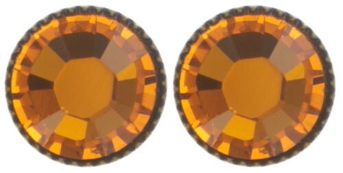 Konplott Ohrringe "Black Jack" Orange, Gelb,  verspiegelt