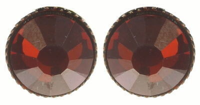 Konplott Ohrringe "Black Jack" Rot
