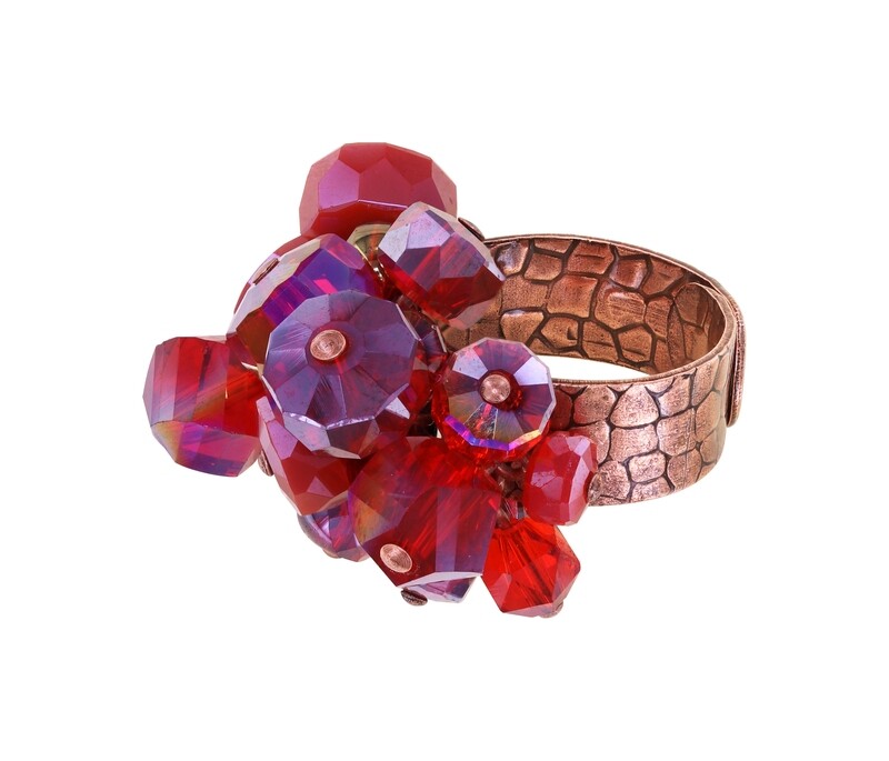 Konplott Ring Konplott Ring "Jelly Flow" rot