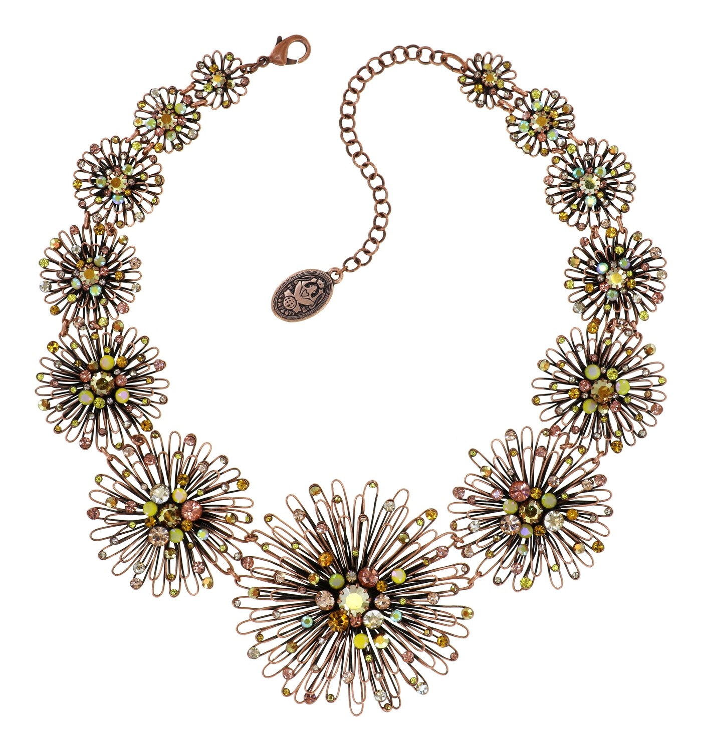 Konplott Collier "Distel" yellow