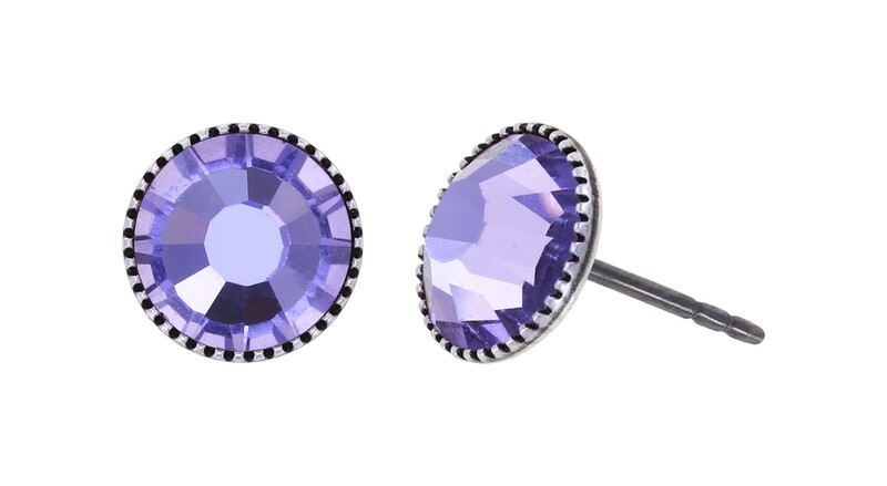 Konplott Ohrstecker Konplott Ohrstecker "Black Jack" lila violet