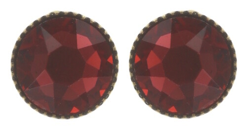 Konplott Ohrstecker Konplott Ohrstecker "Black Jack" red scarlet