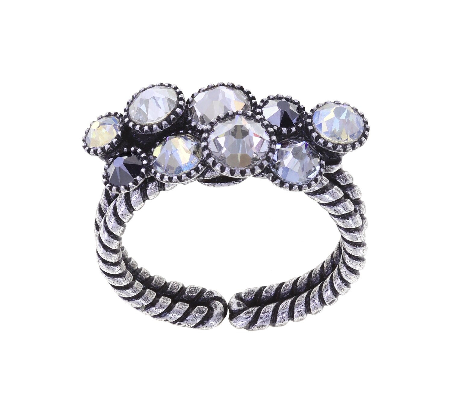 Konplott Ring "Water Cascade" white