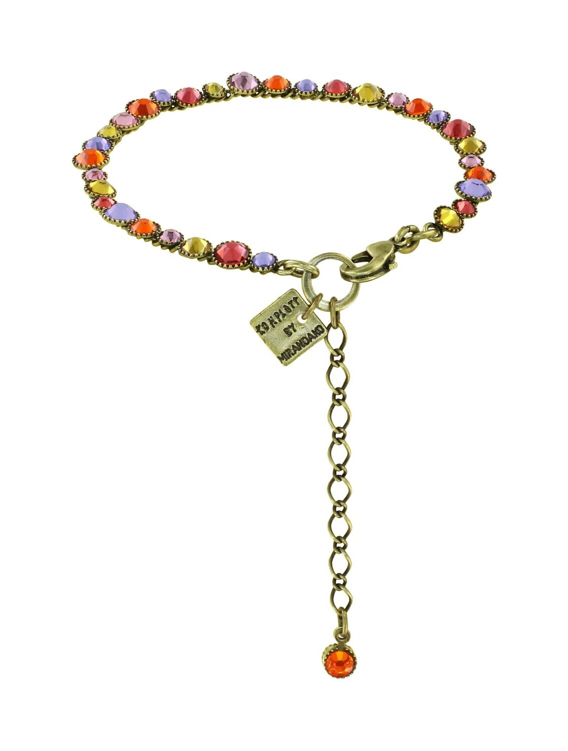 Konplott Armband "Water Cascade" orange/lila
