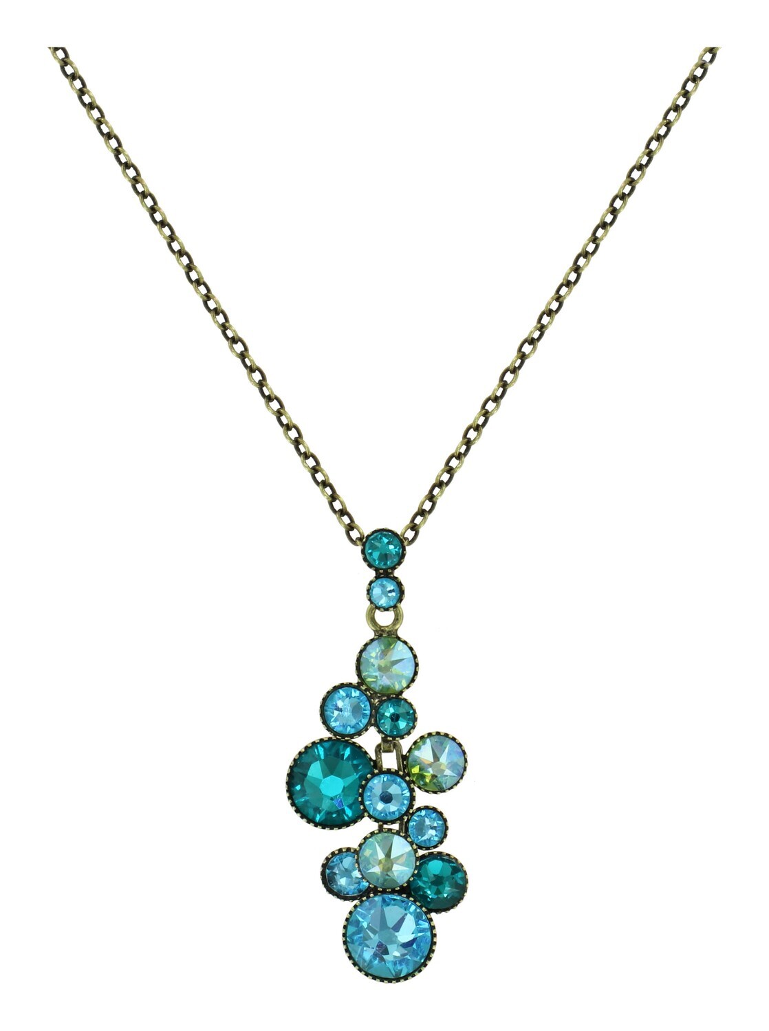 Konplott Kette Anhänger "Water Cascade" blue