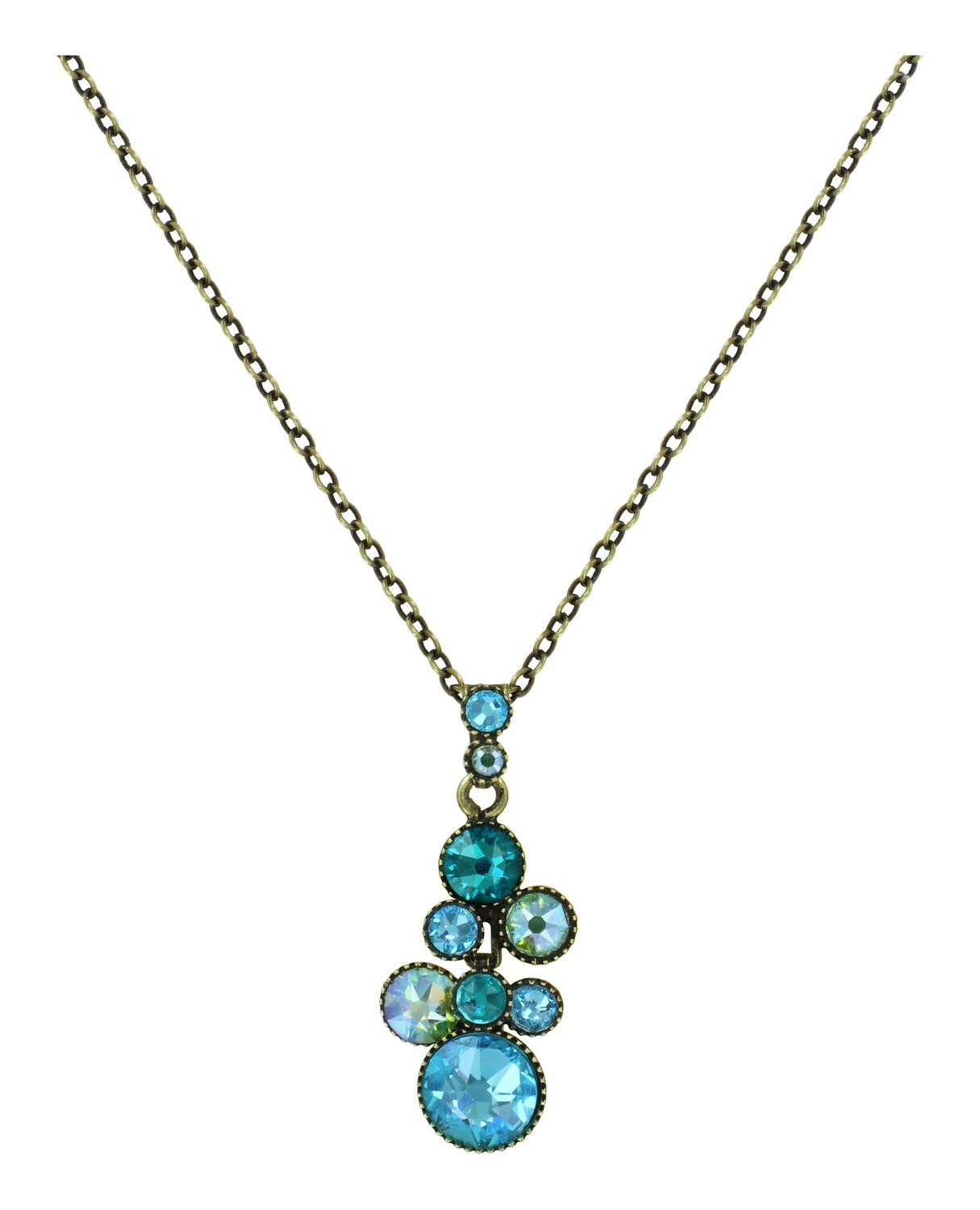 Konplott Kette Anhänger "Water Cascade" blue