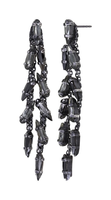 Konplott Ohrstecker baumelnd Konplott Ohrstecker baumelnd "Jumping Drops" black dark