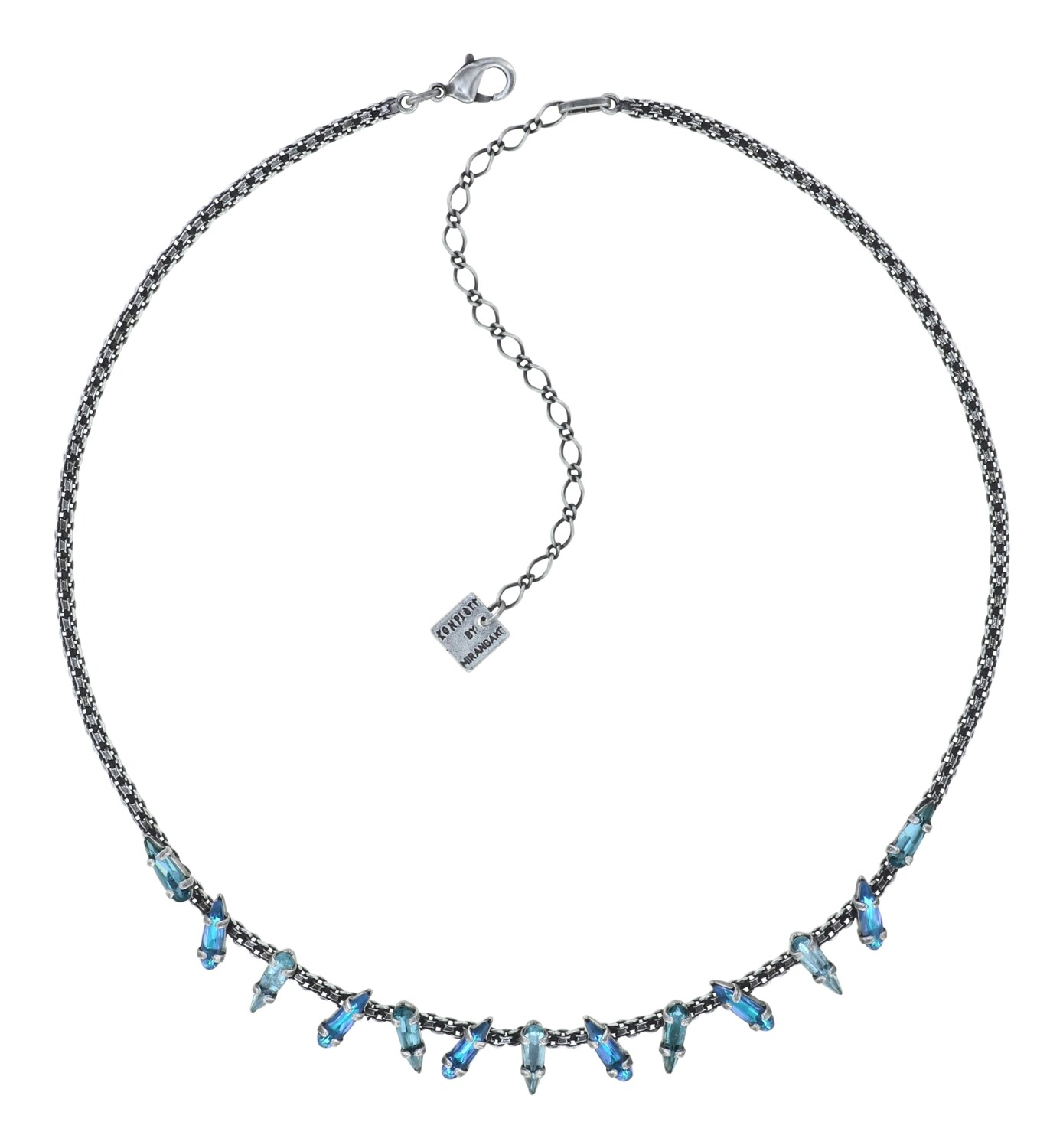 Konplott Kette "Jumping Drops" blue