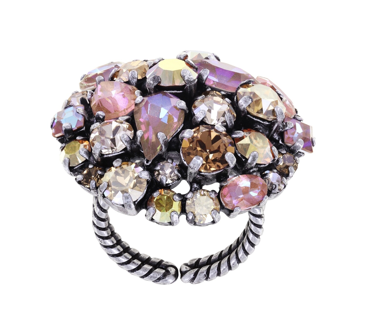Konplott Ring M "Ballroom" brown