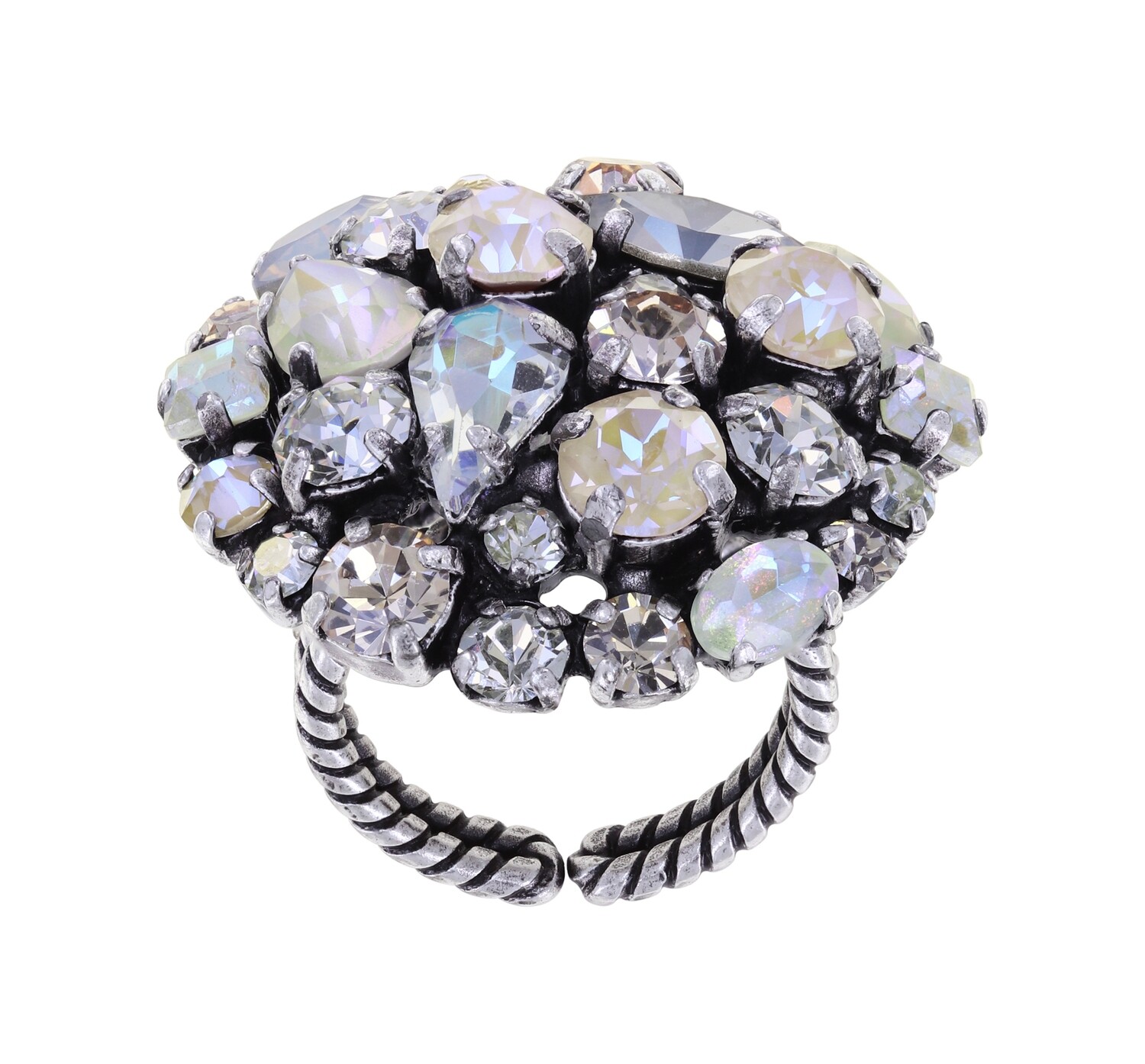 Konplott Ring M "Ballroom" white