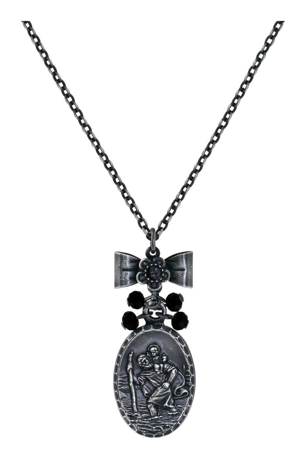 Konplott Kette Anhänger "Love, Hope and Destiny" black