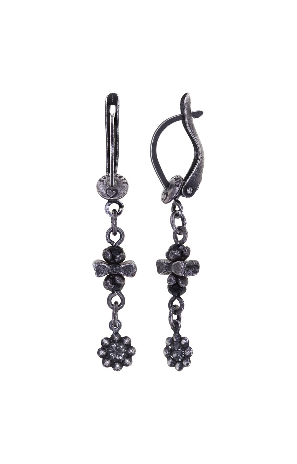 Konplott Ohrring baumelnd "Love, Hope and Destiny" black
