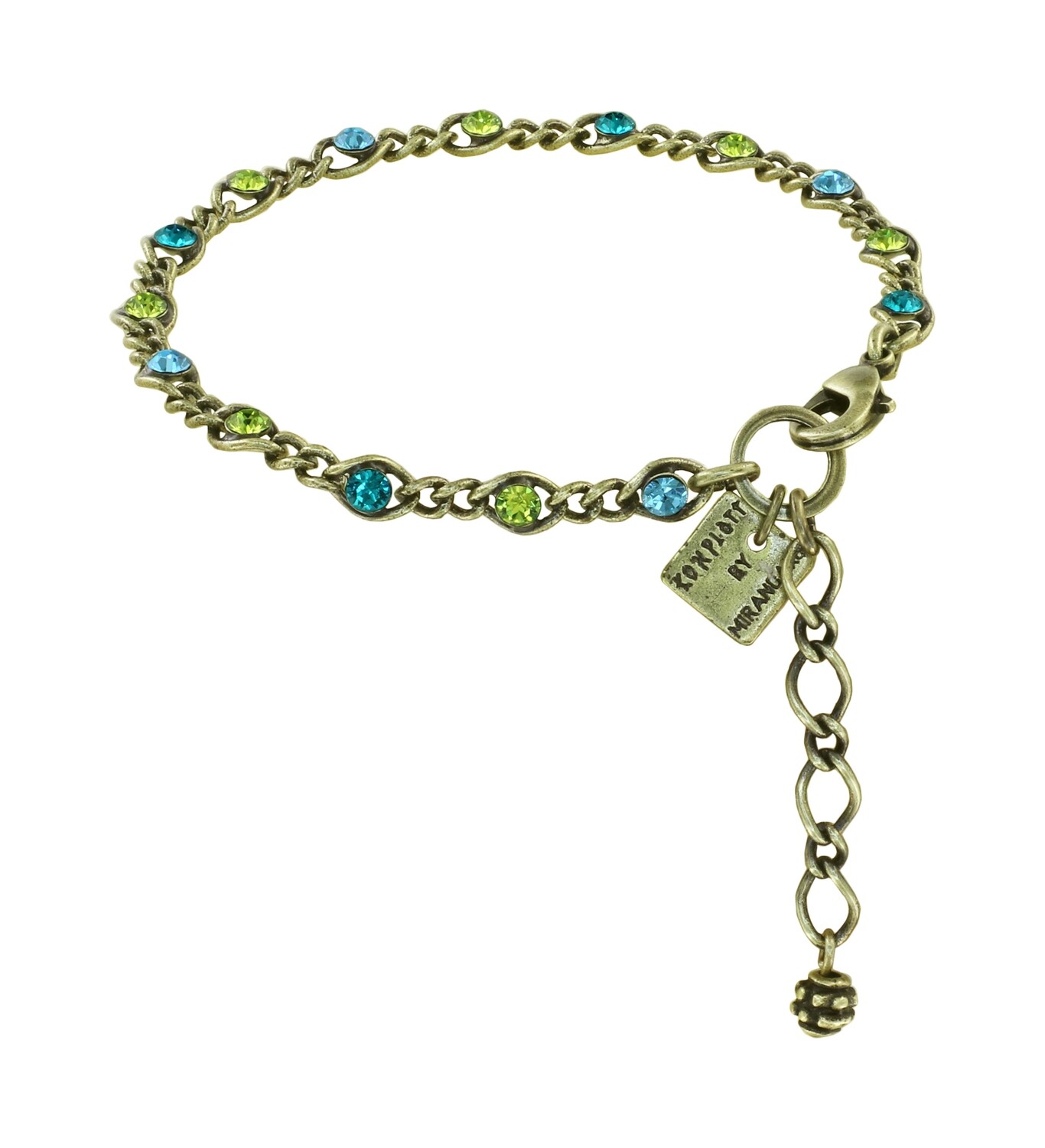 Konplott Armband "Magic Fireball" mini blue/green