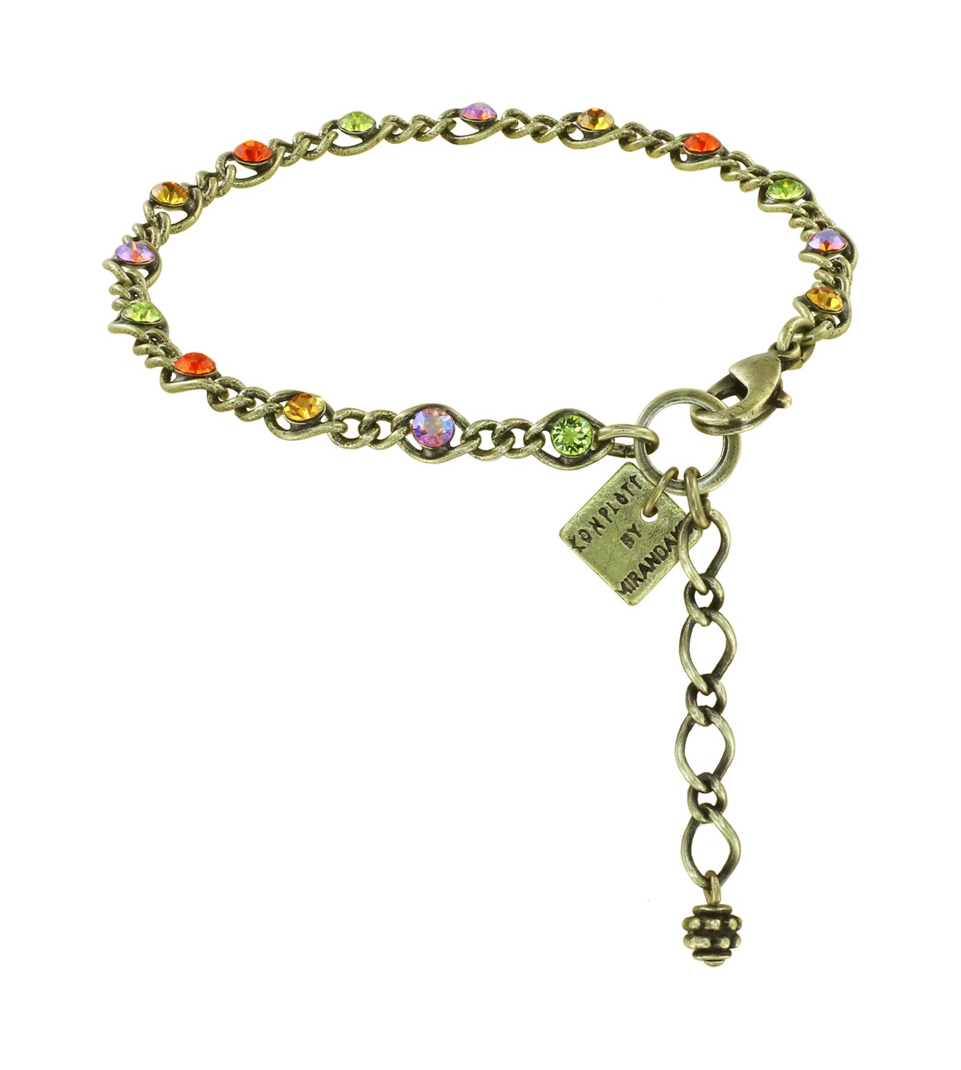Konplott Armband "Magic Fireball" mini orange/green