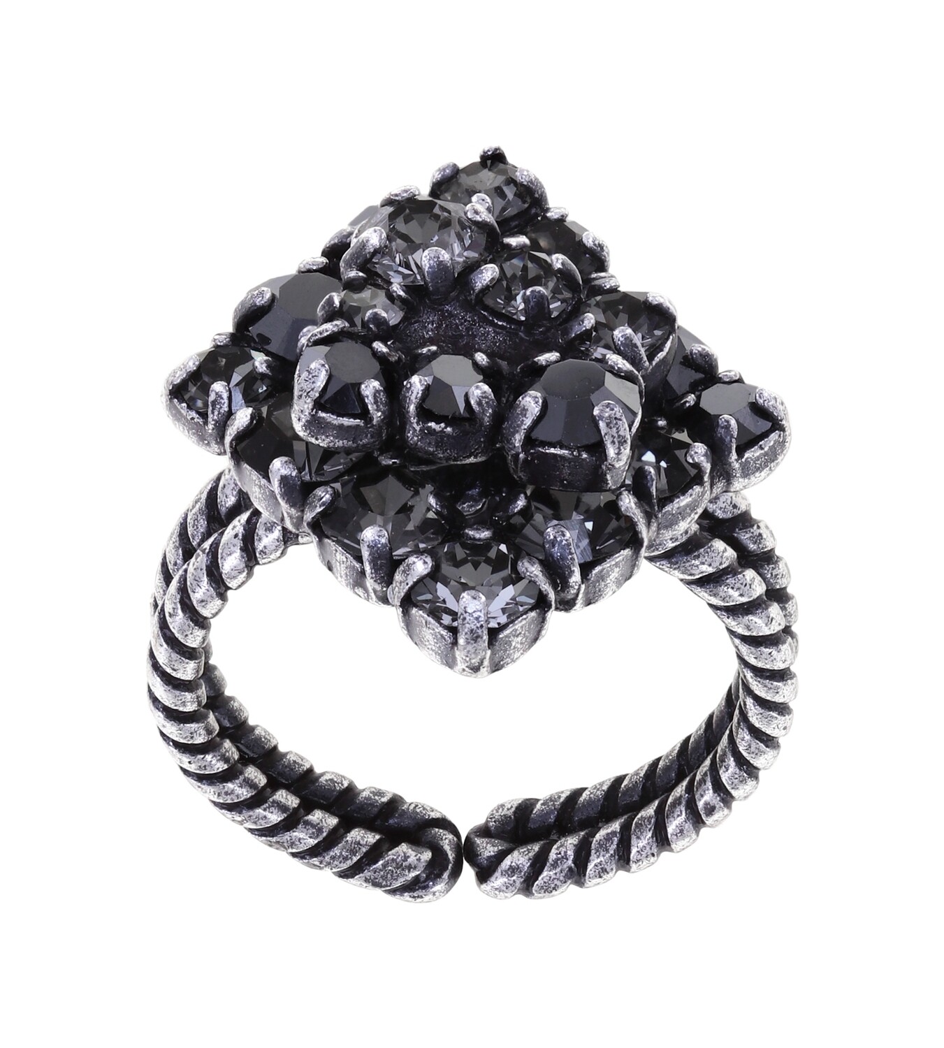 Konplott Ring "Mytrix" black