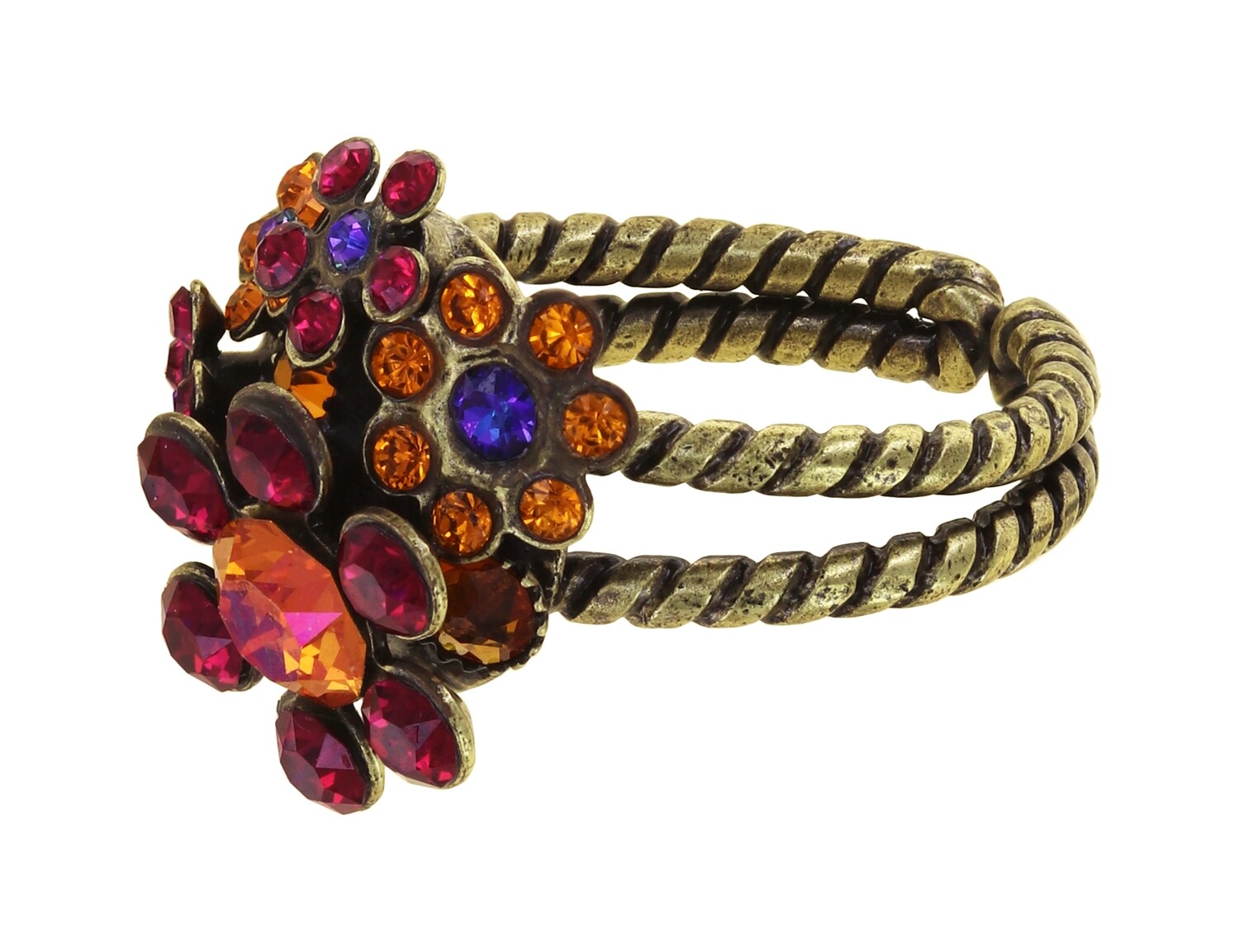 Konplott Ring "Lost Garden" dark multi