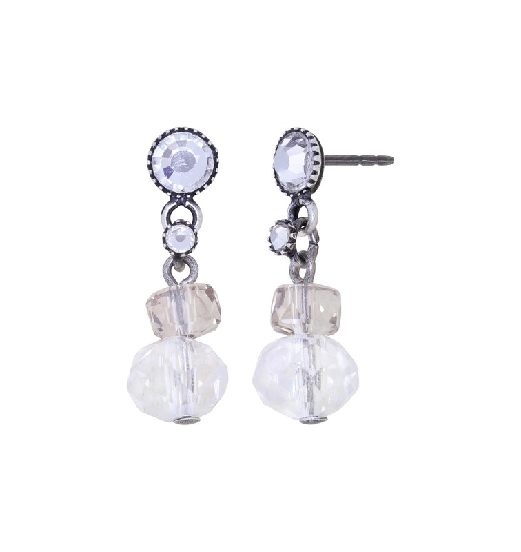 Konplott Ohrstecker baumelnd Konplott Ohrstecker baumelnd "Bead Snake Jelly" white