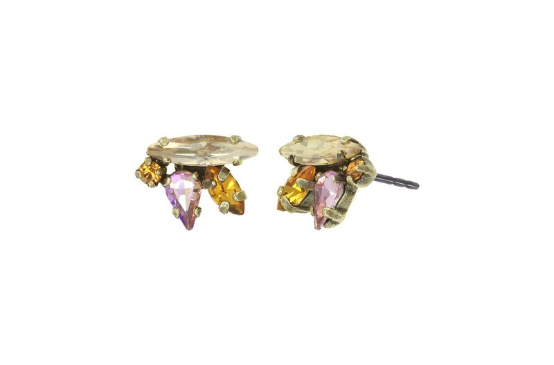Konplott Ohrstecker Konplott Ohrstecker "Love Letters" yellow