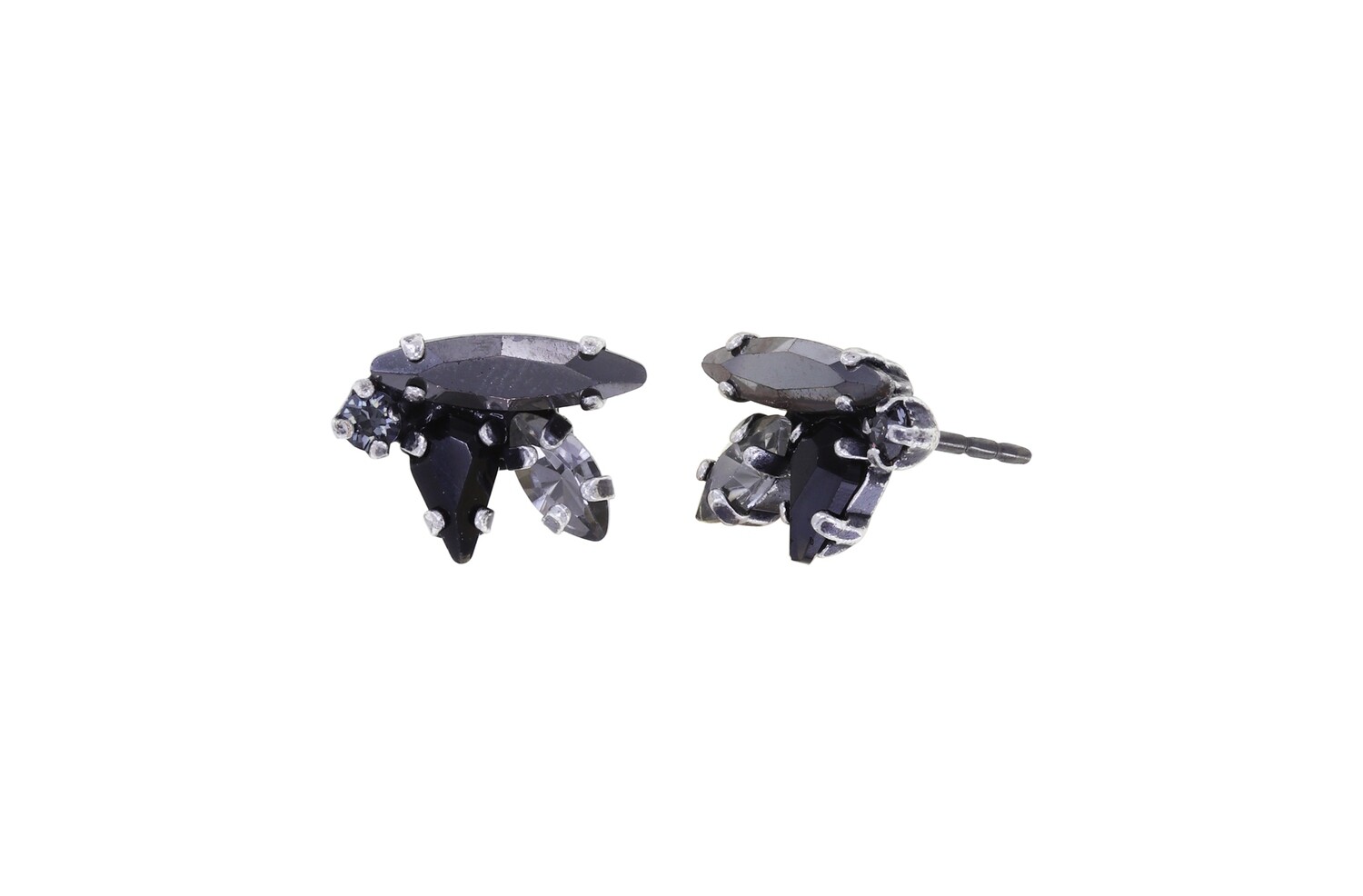 Konplott Ohrstecker "Love Letters" black