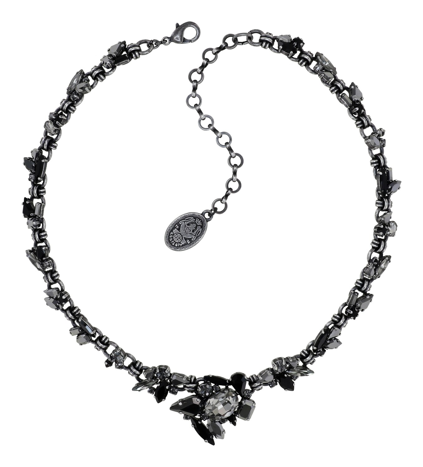 Konplott Kette "Love Letters" black