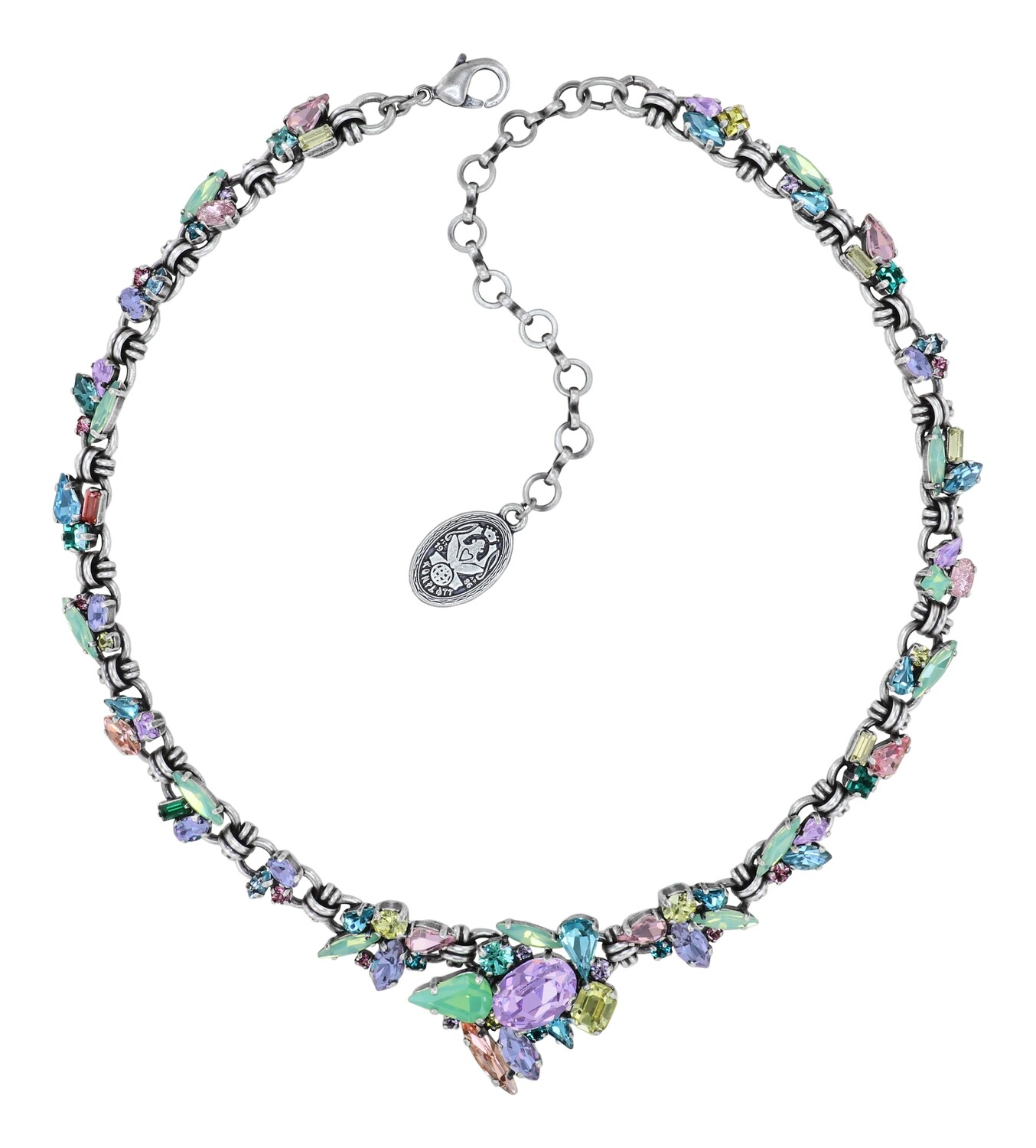 Konplott Kette "Love Letters" pastel multi