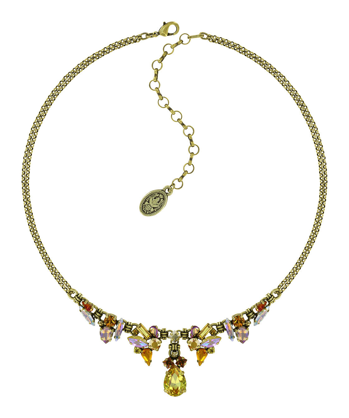 Konplott Kette "Love Letters" yellow