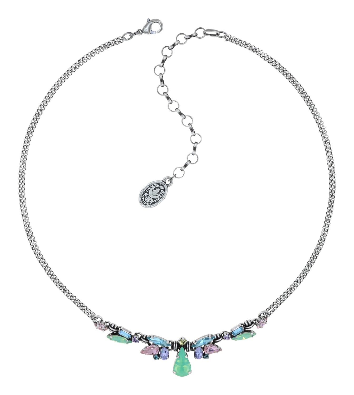 Konplott Kette "Love Letters" pastel multi