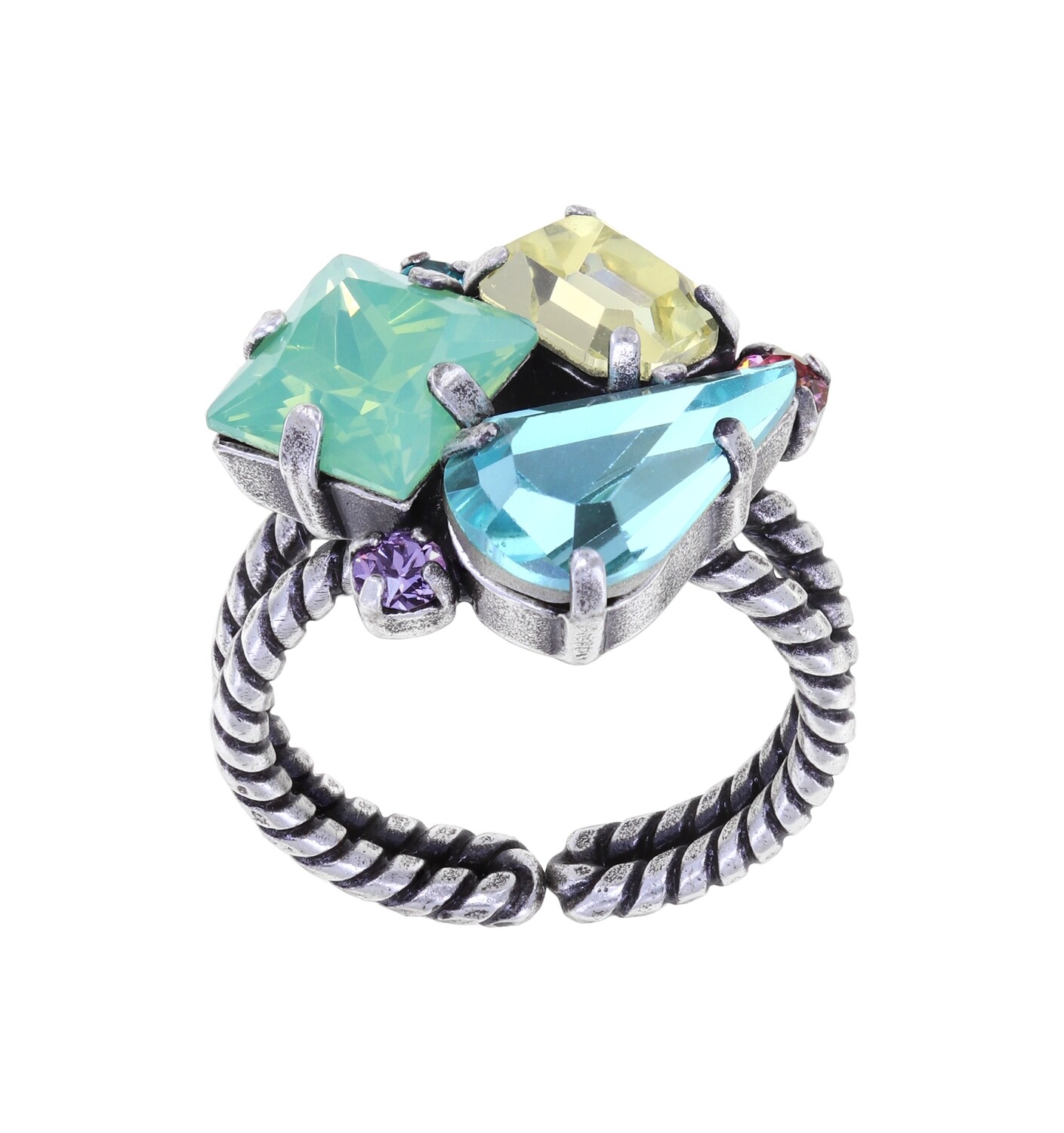Konplott Ring "Love Letters" pastel multi