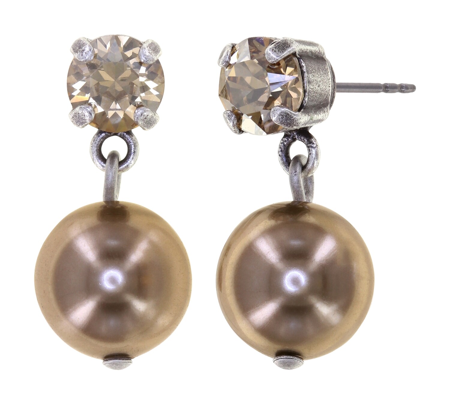 Konplott Ohrring "Pearl Shadow" beige
