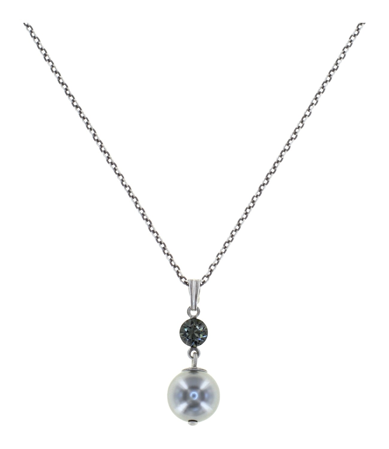 Konplott Kette "Pearl Shadow" grau