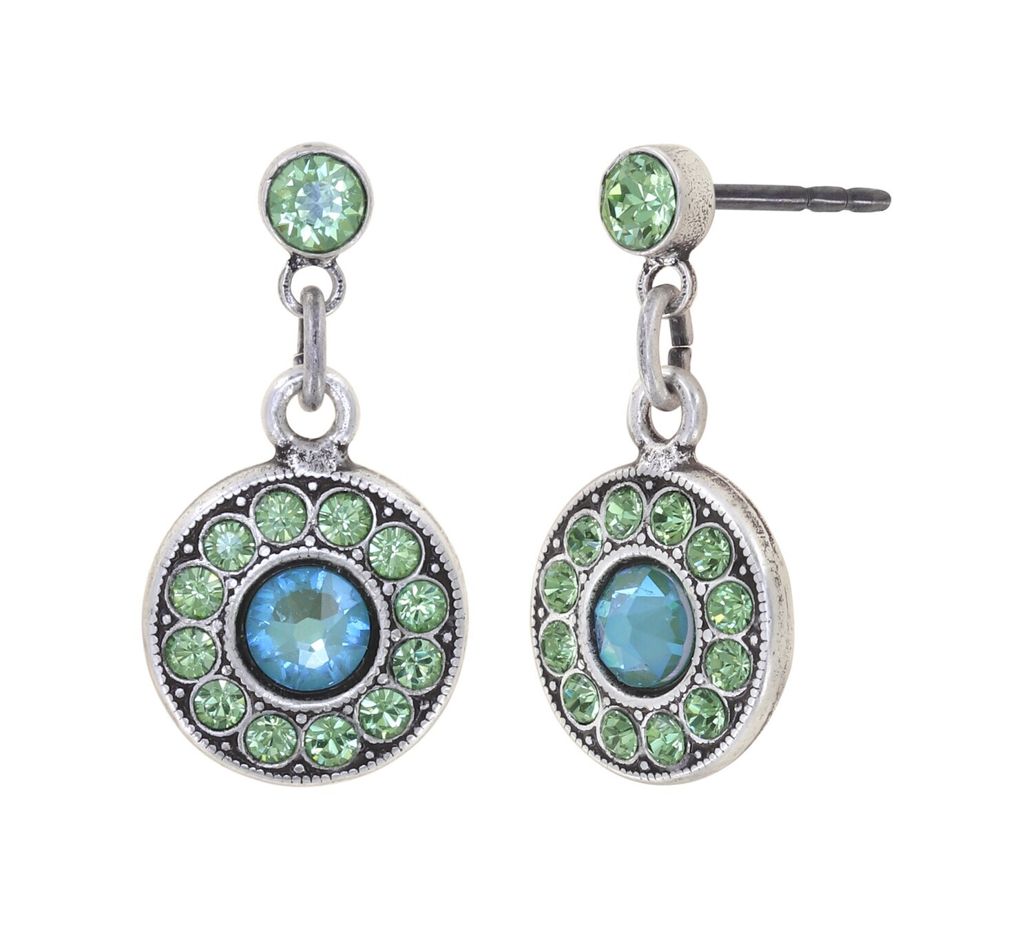 ​Konplott Ohrstecker baumelnd "Spell on you" light green