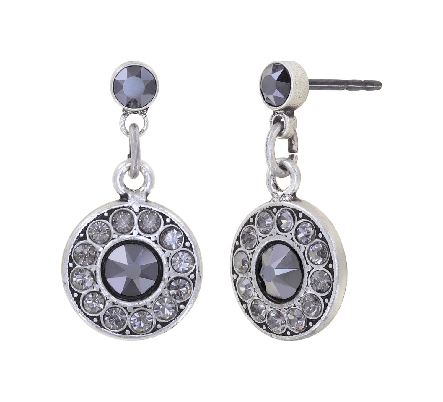 ​Konplott Ohrstecker baumelnd "Spell on you" black