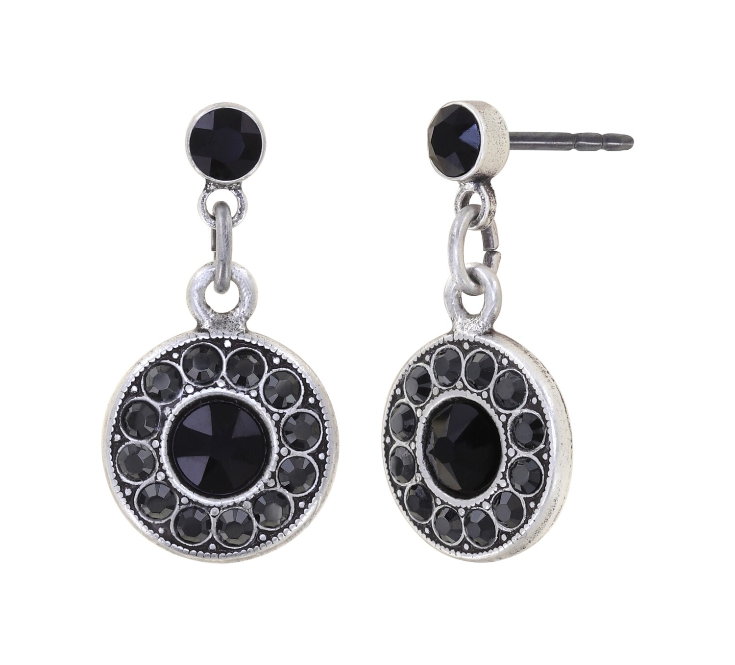 ​Konplott Ohrstecker baumelnd "Spell on you" black
