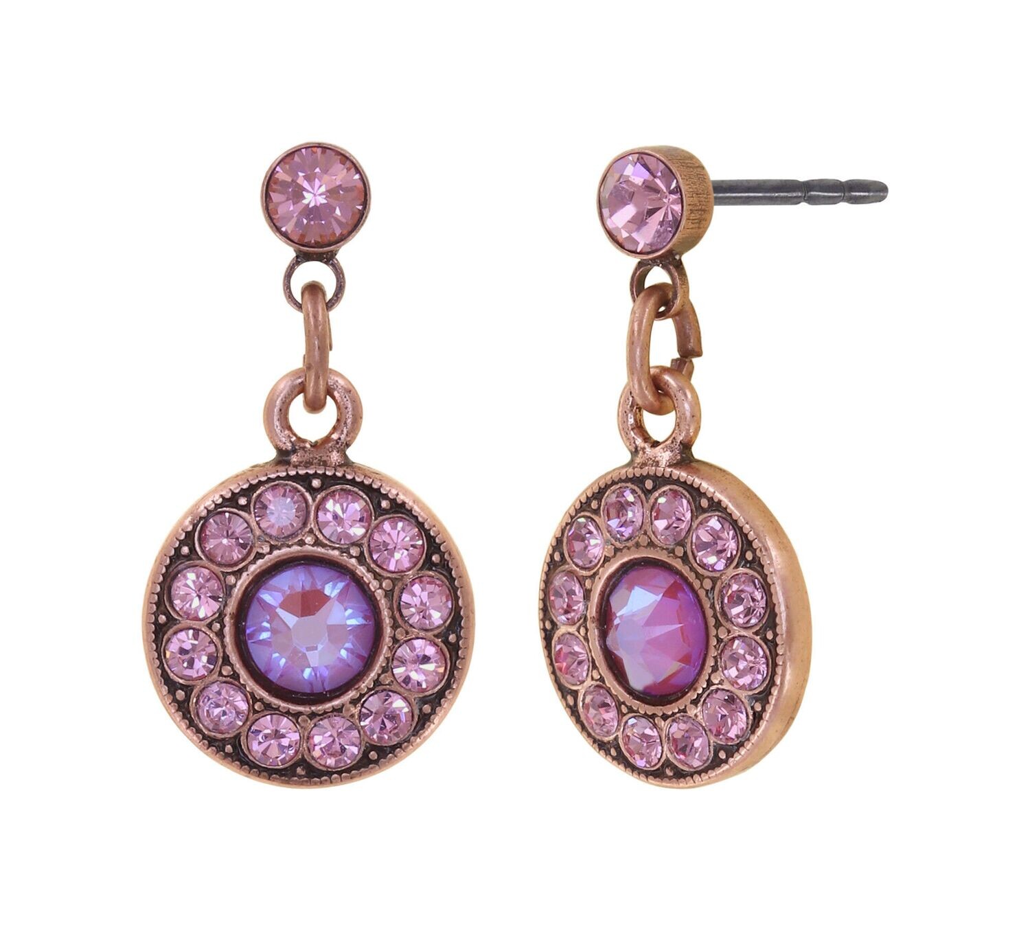 ​Konplott Ohrstecker baumelnd "Spell on you" pink